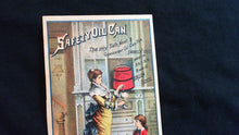 c. 1885 Advertising Trade Card - Safety Oil Can