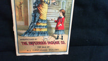c. 1885 Advertising Trade Card - Safety Oil Can