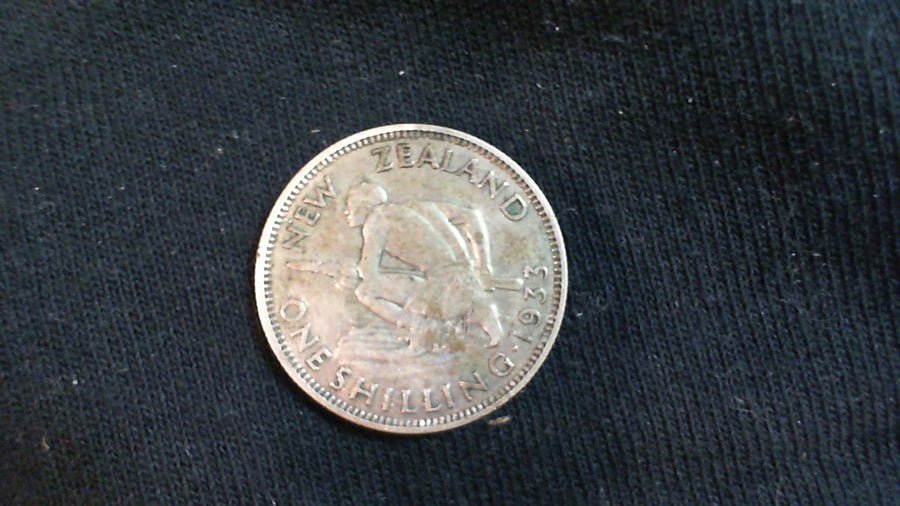 1933 New Zealand One Shilling