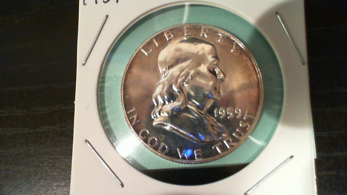 1959 Proof Franklin Half Dollar